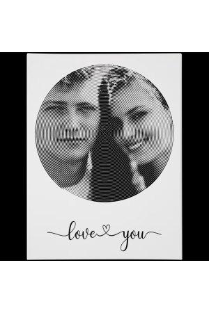 Spiraalfoto met tekst